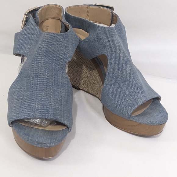 MICHAEL Michael Kors Josephine Suede Wedge Sandal - Picture 2 of 10